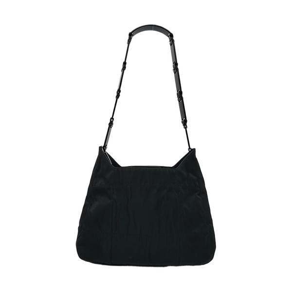 Nylon Shoulder Bag Black
