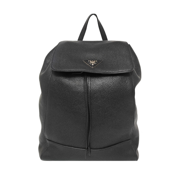 Calfskin Backpack Black