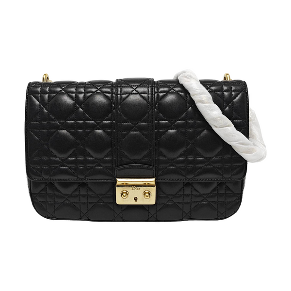 Miss Dior Cannage Lambskin Black