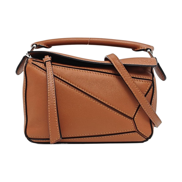 Puzzle Mini Calfskin Brown