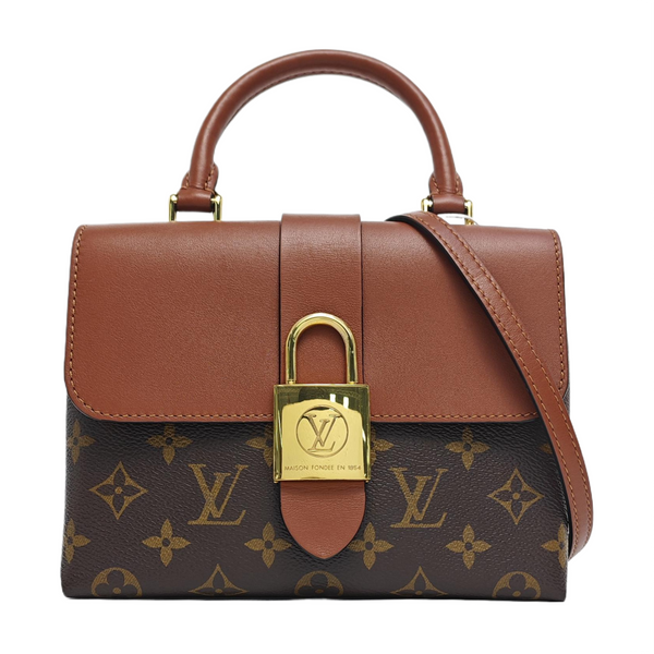 LOCKY BB Monogram Coated Canvas Brown