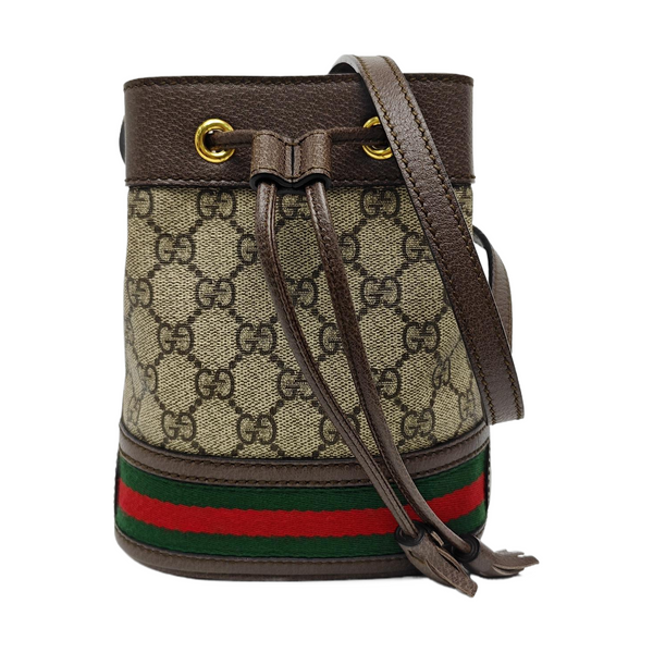 Ophidia Mini Monogram Coated Canvas Beige