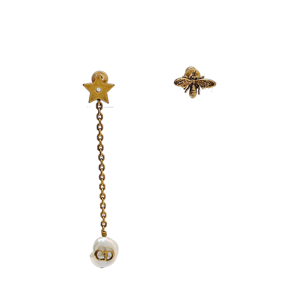 Metal Gold Stud Earrings