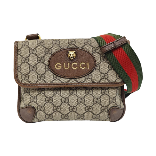 Neo Vintage Small Monogram Coated Canvas Beige