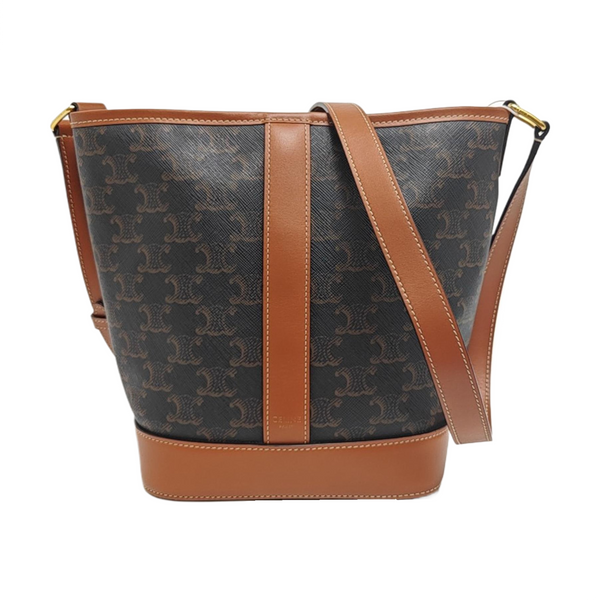 TRIOMPHE CANVAS Small Coated Canvas Brown