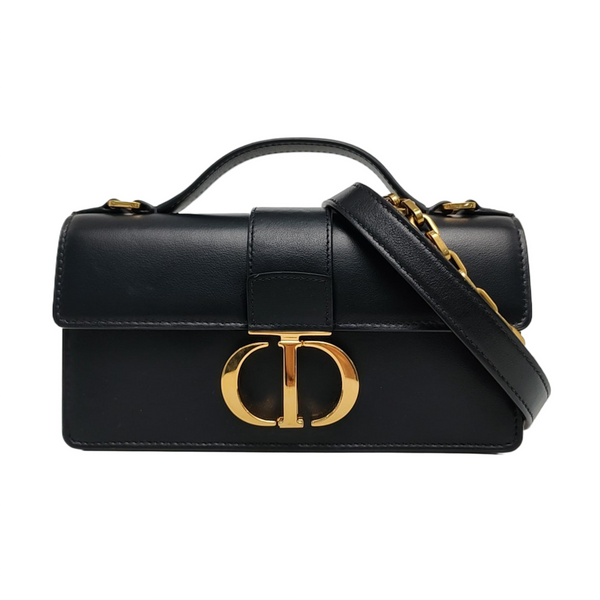 30 Montaigne Mini Calfskin Black