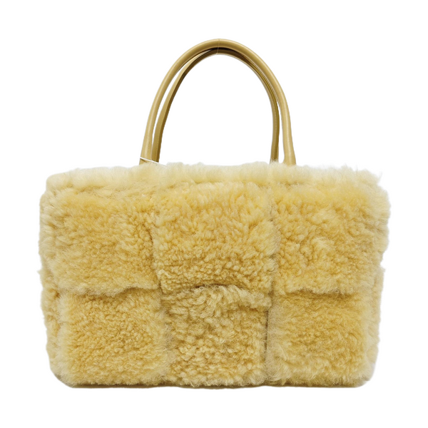 Authenticated pre-owned Arco Sheepskin Yellow - Tote Bag at Looply