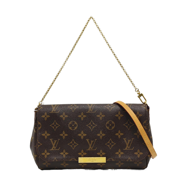 FAVORITE MM Monogram Coated Canvas Brown
