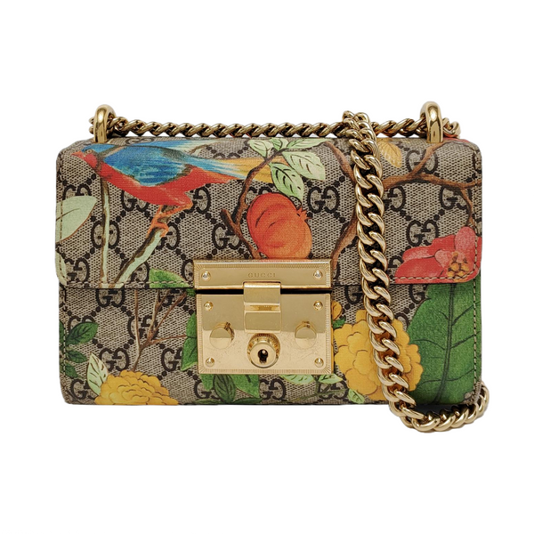 Authenticated pre-owned Padlock Small Monogram Coated Canvas Multicolor - Crossbody Bag at Looply