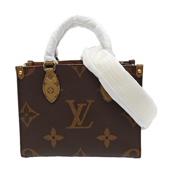 ONTHEGO PM Monogram Coated Canvas Brown