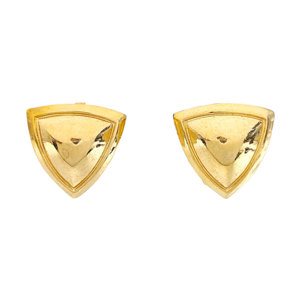 Metal Gold Clip On Earrings
