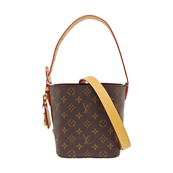 ALL IN Monogram Coated Canvas Brown