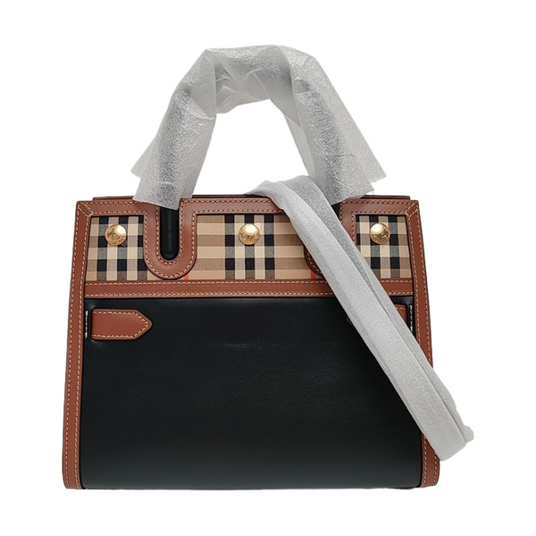 Title Mini Calfskin Black