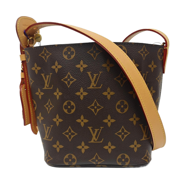 ALL IN Monogram Coated Canvas Brown