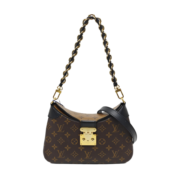 TWINNY Monogram Coated Canvas Brown