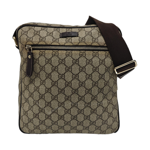 GG Supreme Monogram Coated Canvas Beige