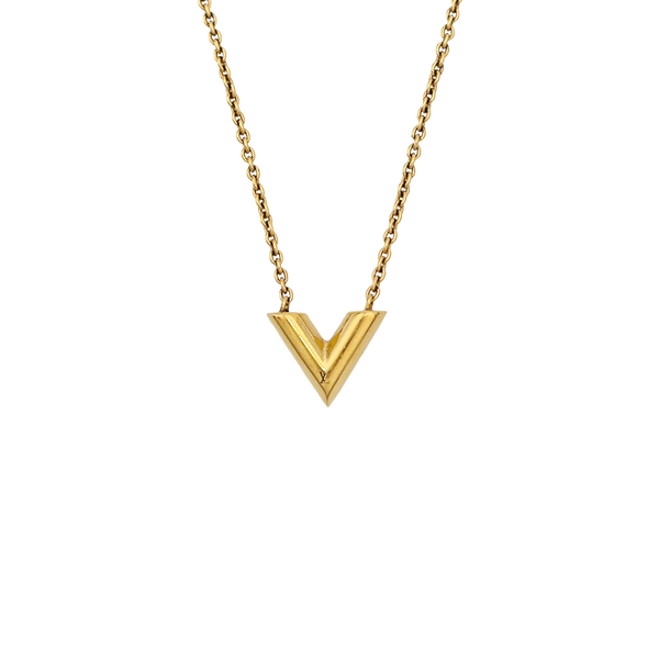 LV & ME Metal Gold Necklace