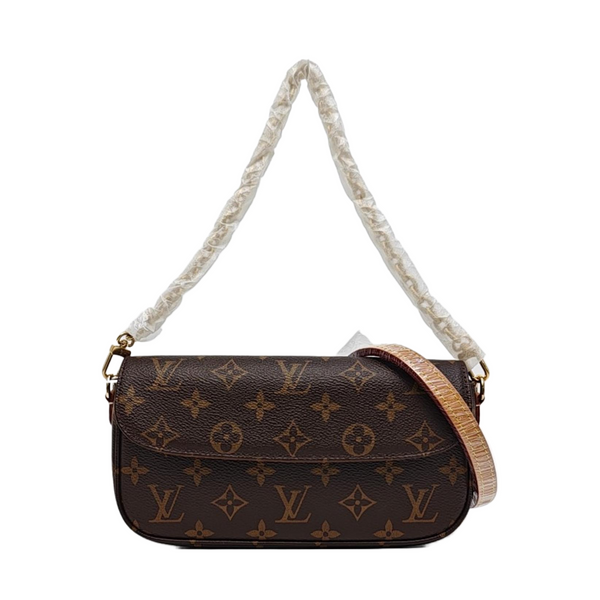 IVY Monogram Coated Canvas Brown