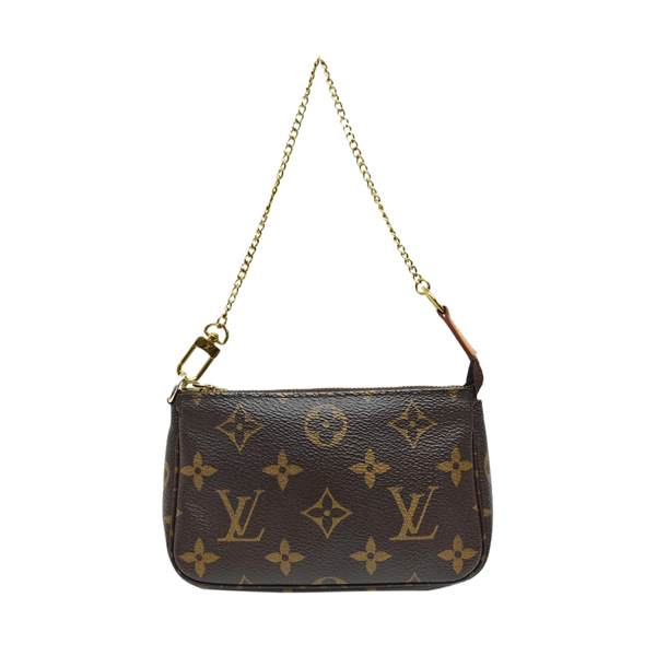 ACCESSOIRES Mini Monogram Coated Canvas Brown