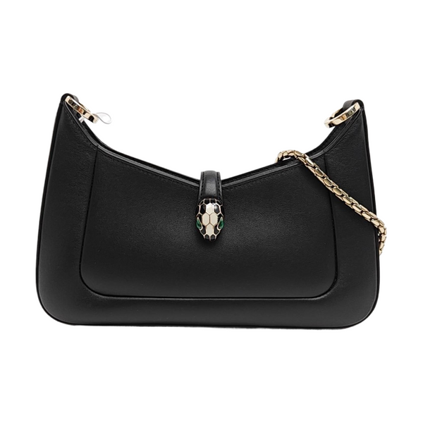 SERPENTI FOREVER Small Calfskin Black