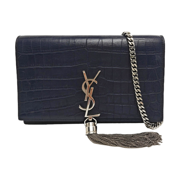 Authenticated pre-owned KATE Calfskin Blue - Shoulder Bag at Looply