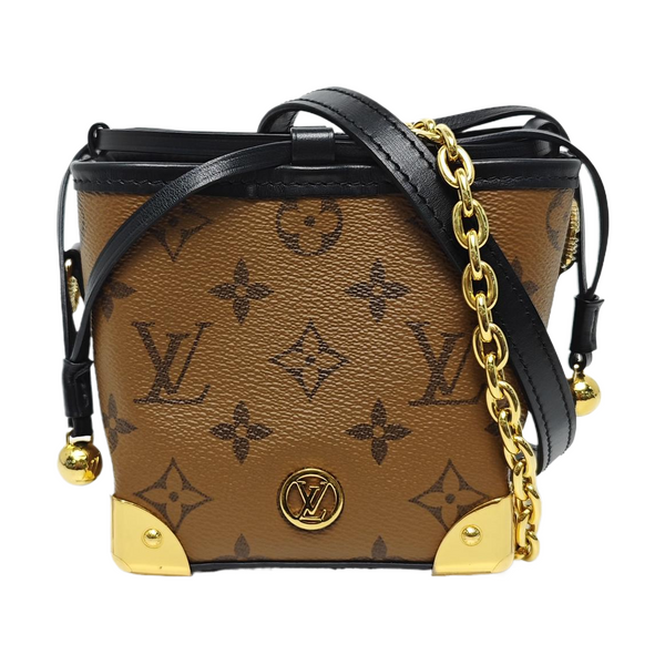 NOÉ PURSE LV CHARMS Monogram Coated Canvas Brown