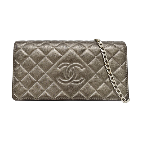 Quilted Lambskin Shoulder Bag Green