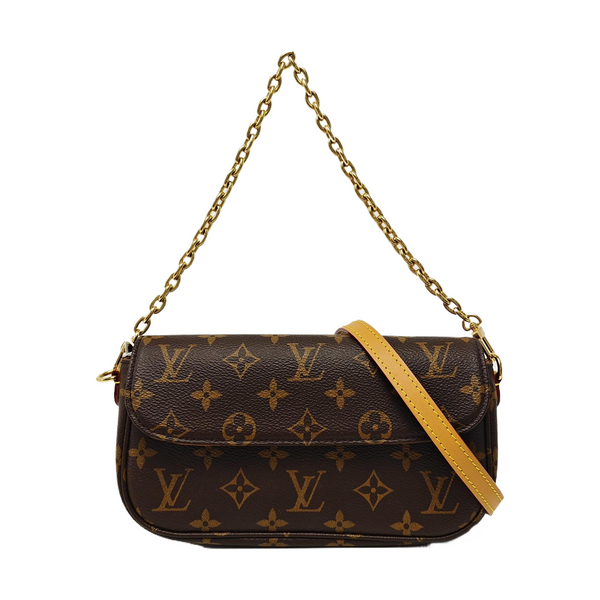 IVY Monogram Coated Canvas Brown