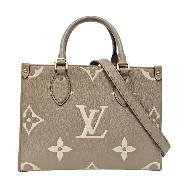 ONTHEGO PM Monogram Calfskin Gray