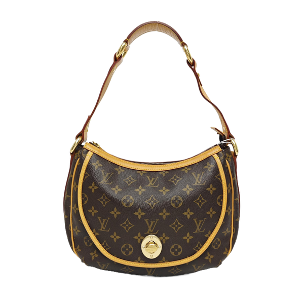 TULUM PM Monogram Coated Canvas Brown