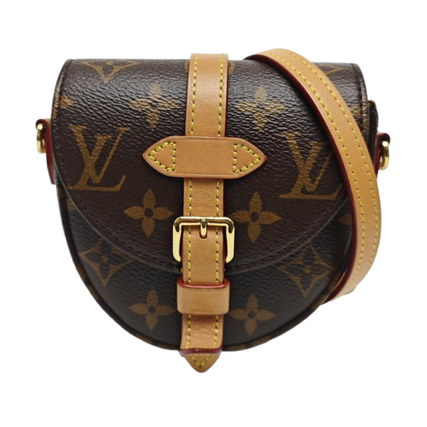 CHANTILLY Mini Monogram Coated Canvas Brown