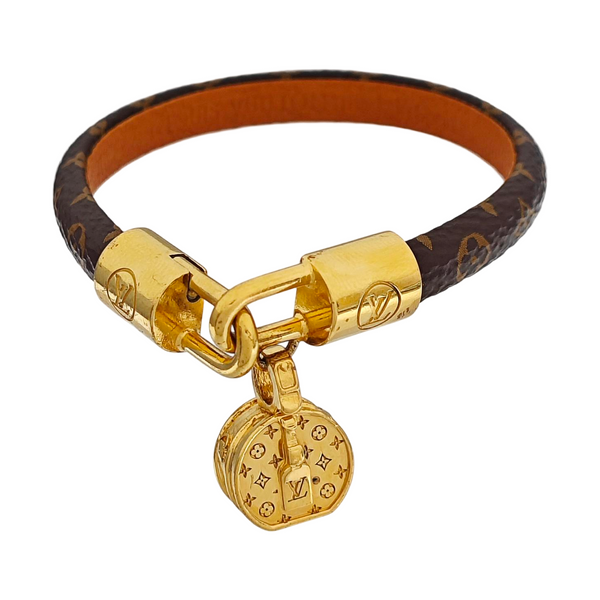 LV TRIBUTE Metal Brown Bangle