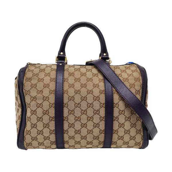 Boston Monogram Canvas Beige