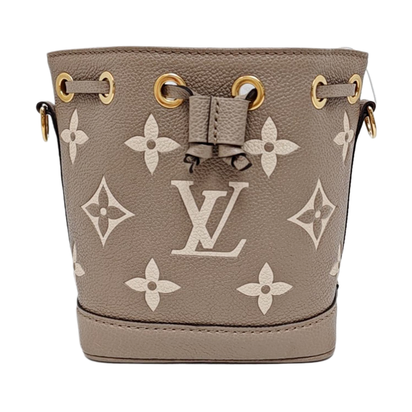 NOÉ Nano Monogram Calfskin Gray