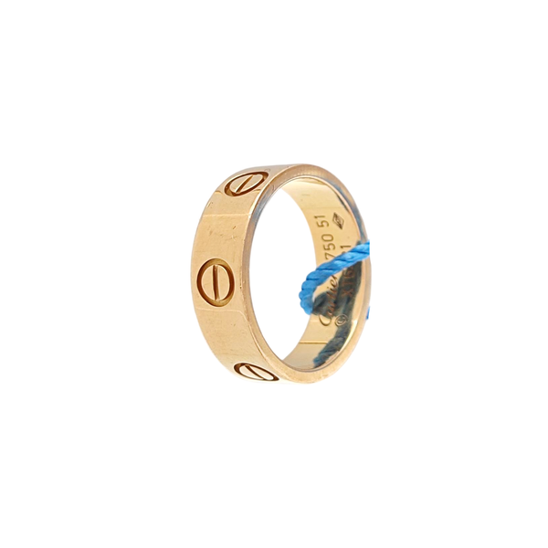 LOVE 18k Rose Gold Ring EU 51