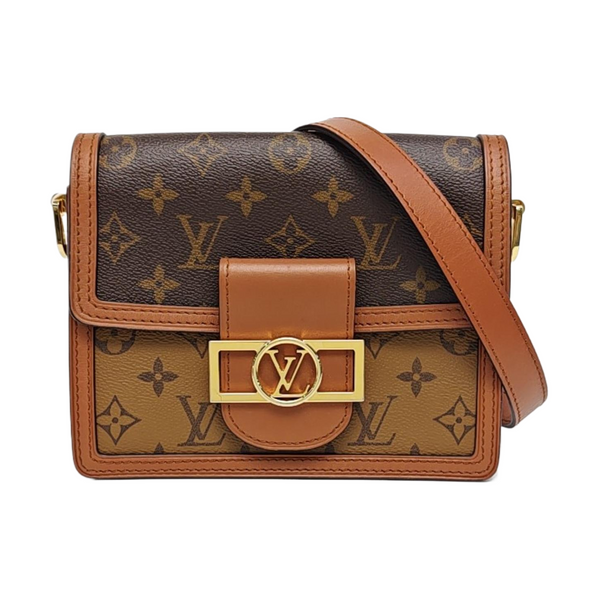 DAUPHINE Mini Coated Canvas Brown
