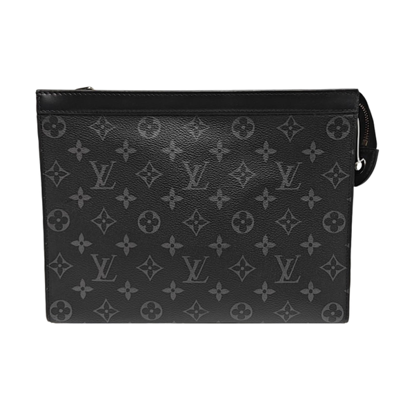 Pochette Voyag MM Monogram Coated Canvas Black