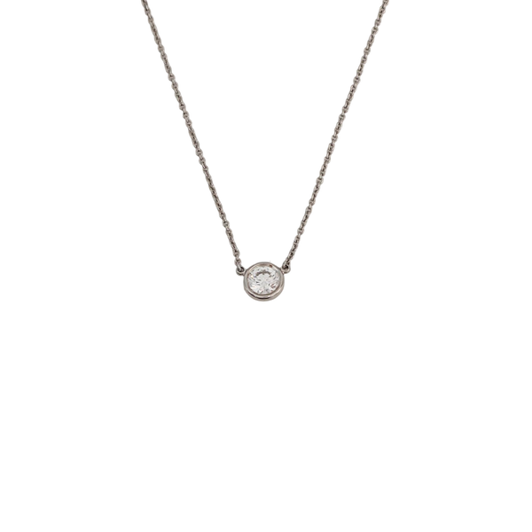 Elsa Peretti Platinum 950 Silver Necklace