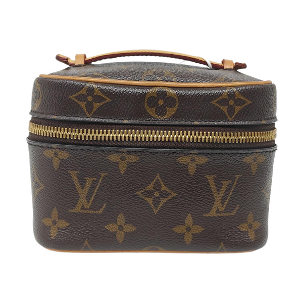 NICE Super Mini Monogram Coated Canvas Brown