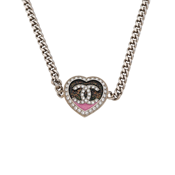 Authenticated pre-owned Silver Tone Metal Silver Necklace - Necklace at Looply