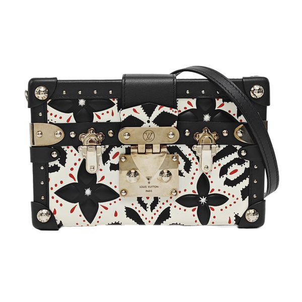 PETITE MALLE PM Calfskin White