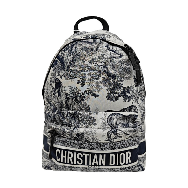 Diortravel Small Fabric Blue