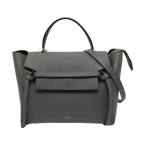 BELT Mini Calfskin Gray