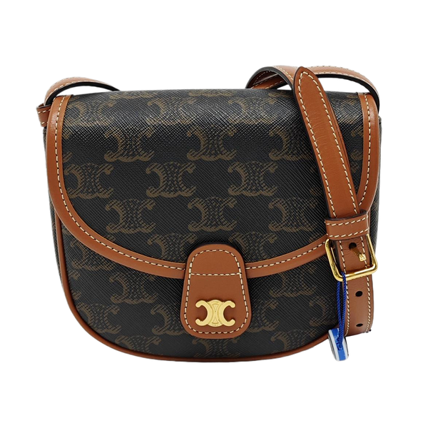 BESACE Mini Coated Canvas Brown