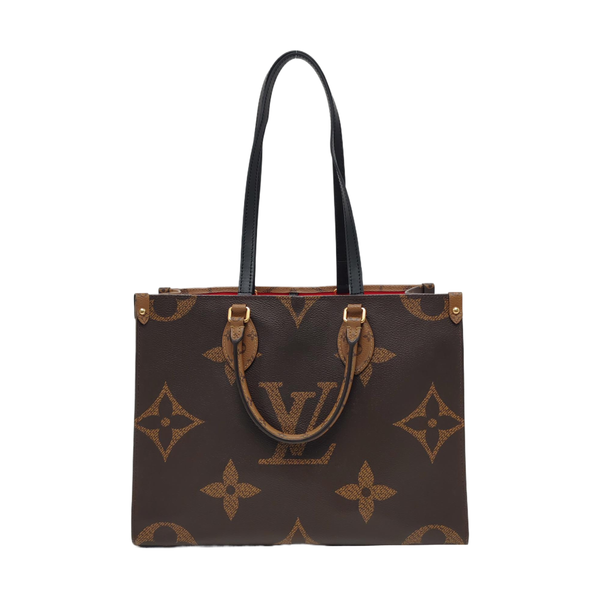 ONTHEGO MM Monogram Coated Canvas Brown