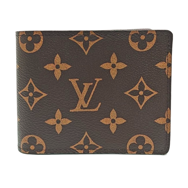 MULTIPLE Monogram Coated Canvas Brown Card Holder