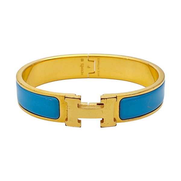 Clic Hh Metal Gold Bangle