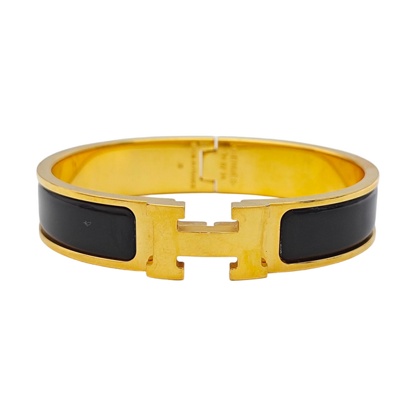 Clic H Metal Gold Bangle