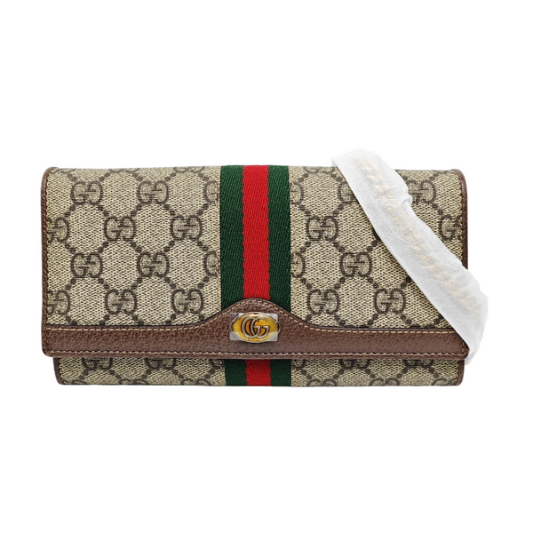 Ophidia Mini Monogram Coated Canvas Beige