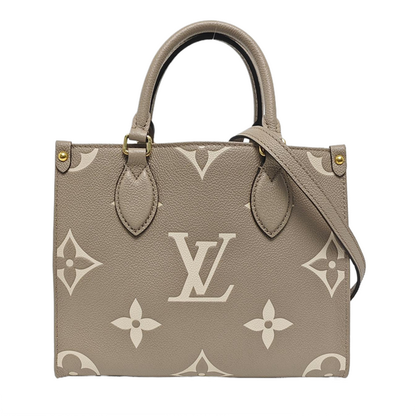 ONTHEGO PM Monogram Calfskin Gray